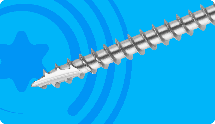 GRS2024 MSフレキ Finish Trim Head 305 Stainless Steel Screw | GRK Fasteners